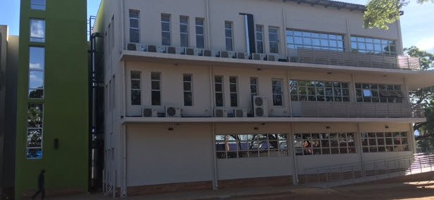 Multi-storey commercial building constructed by Bande Properties in Limpopo